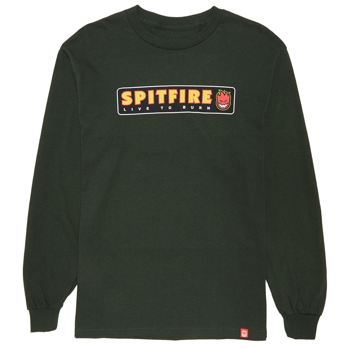 Spitfire Ltb Long Sleeve T-Shirt - Forest Green/Multi Color image 1
