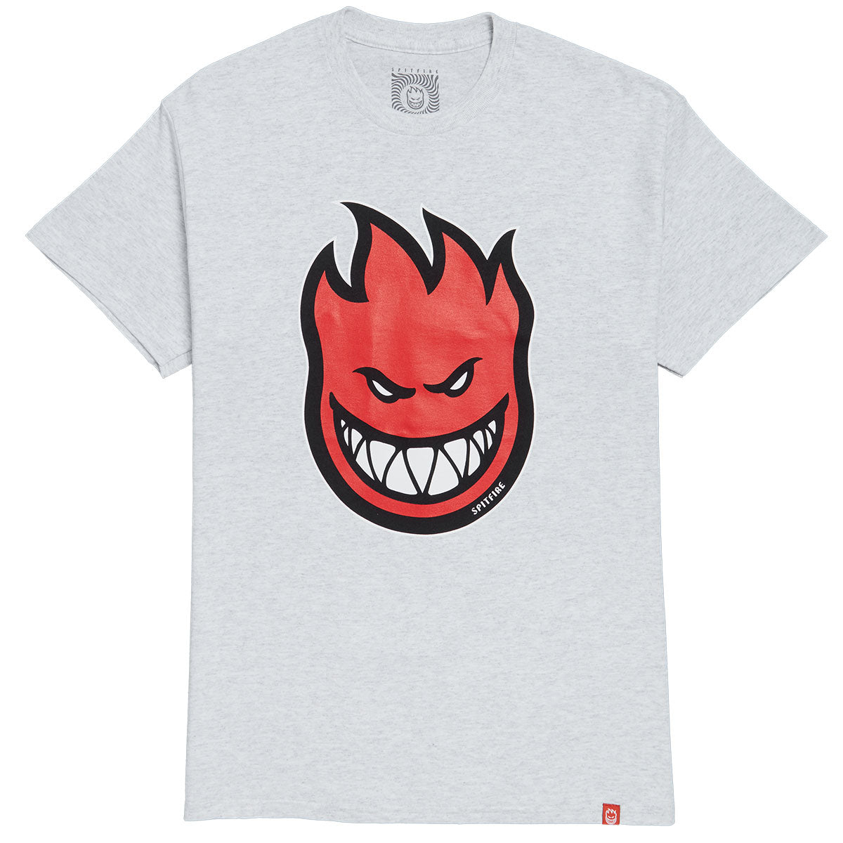 Spitfire Bighead Fill T-Shirt - Ash/Red/Black/White image 1
