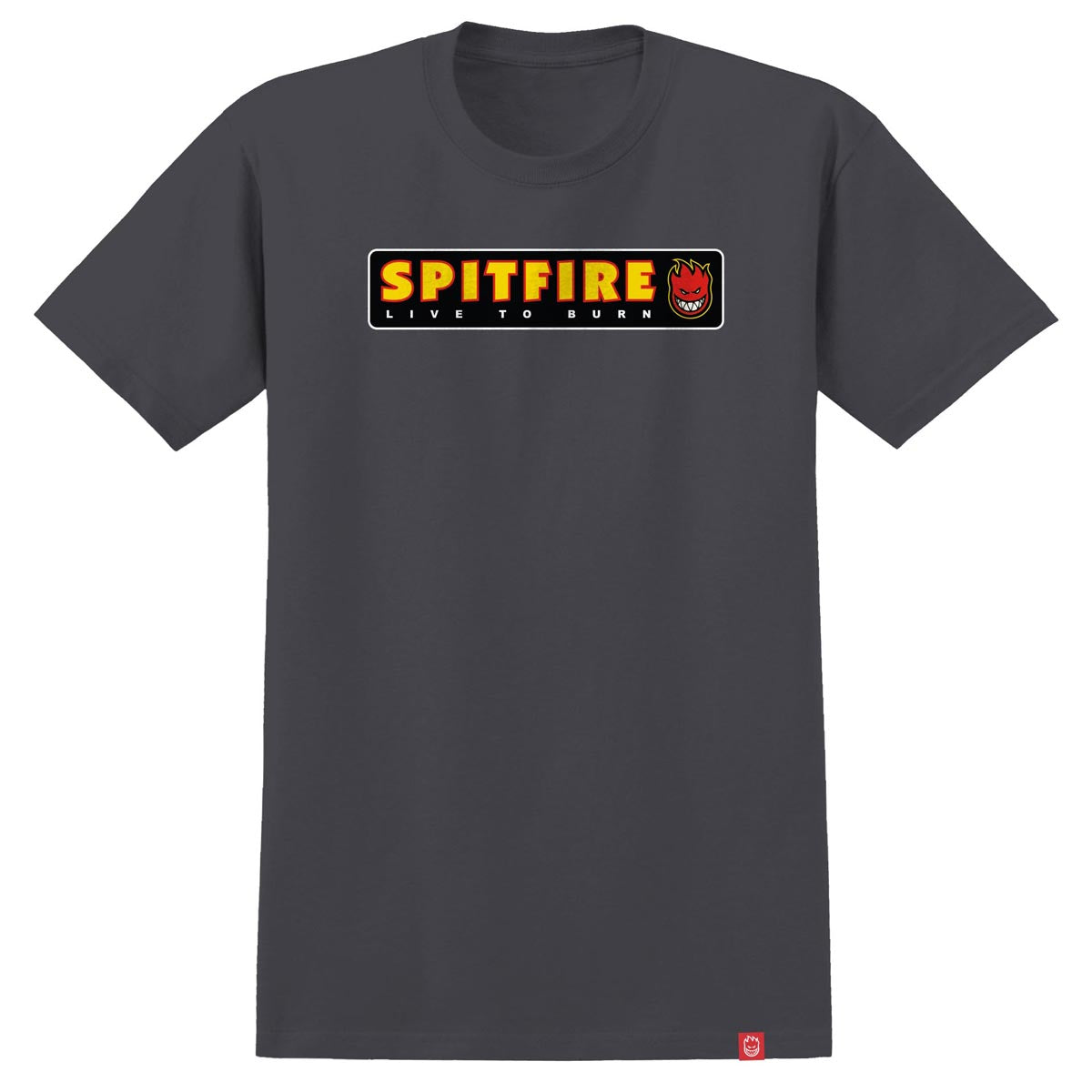 Spitfire Ltb T-Shirt - Charcoal/Multi Color image 1