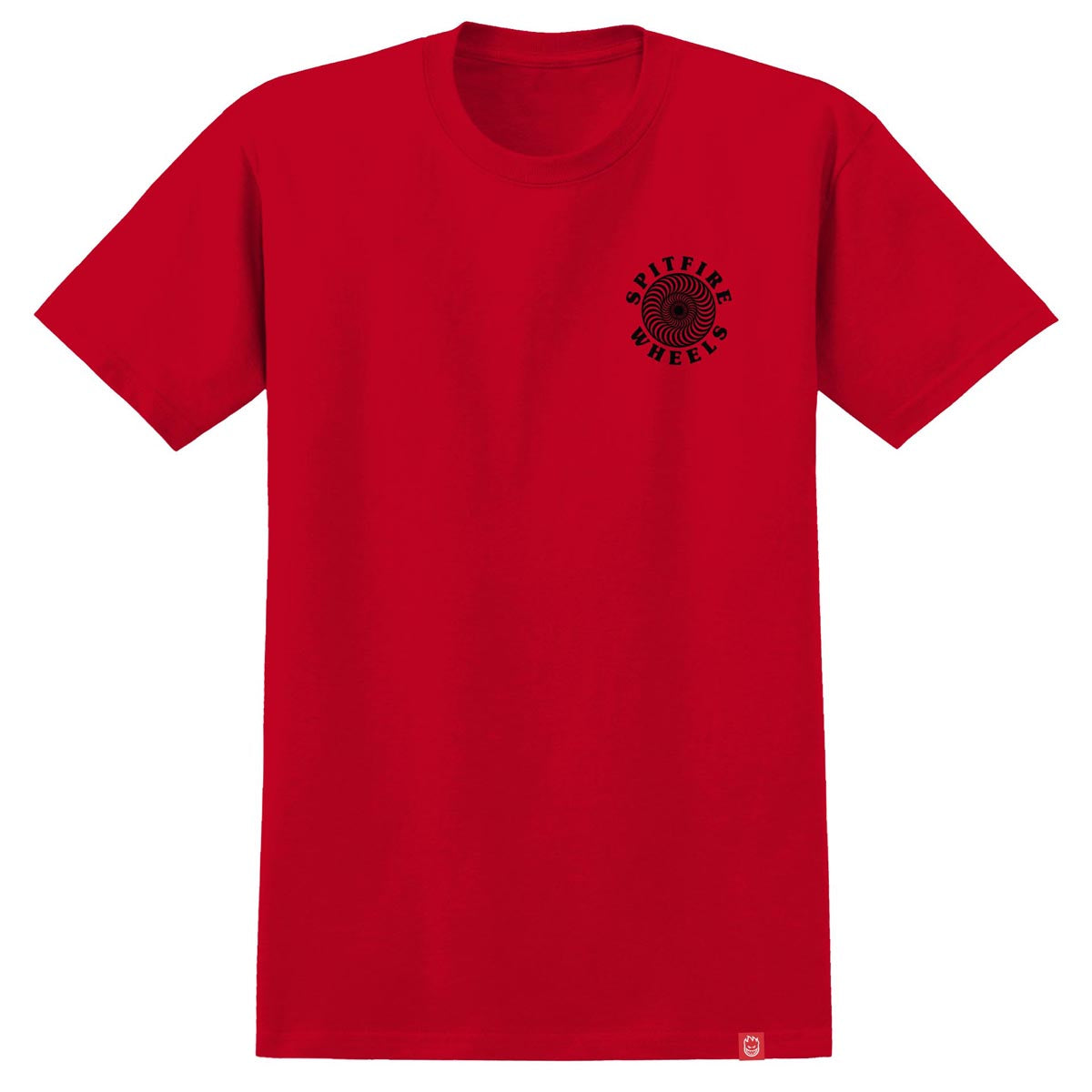 Spitfire Og Classic Fill T-Shirt - Red/Black/White image 2