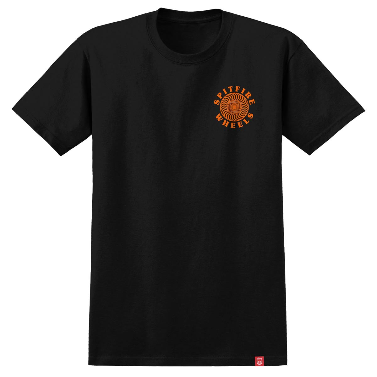 Spitfire Og Classic Fill T-Shirt - Black/Orange/White image 2