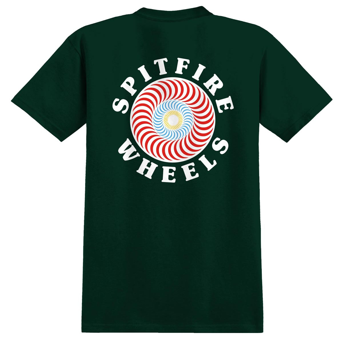 Spitfire Og Classic Fill T-Shirt - Forest Green/Multi Color image 1