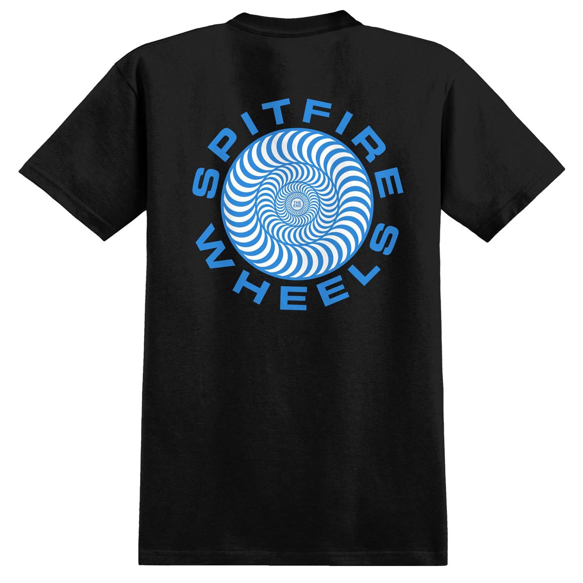 Spitfire Classic '87 Swirl Fill T-Shirt - Black/Blue/White image 1