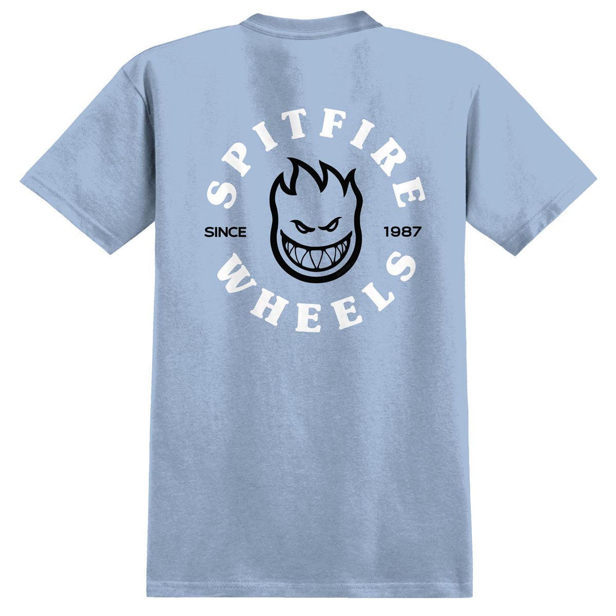 Spitfire Bighead Classic T-Shirt - Light Blue/Black/White image 2