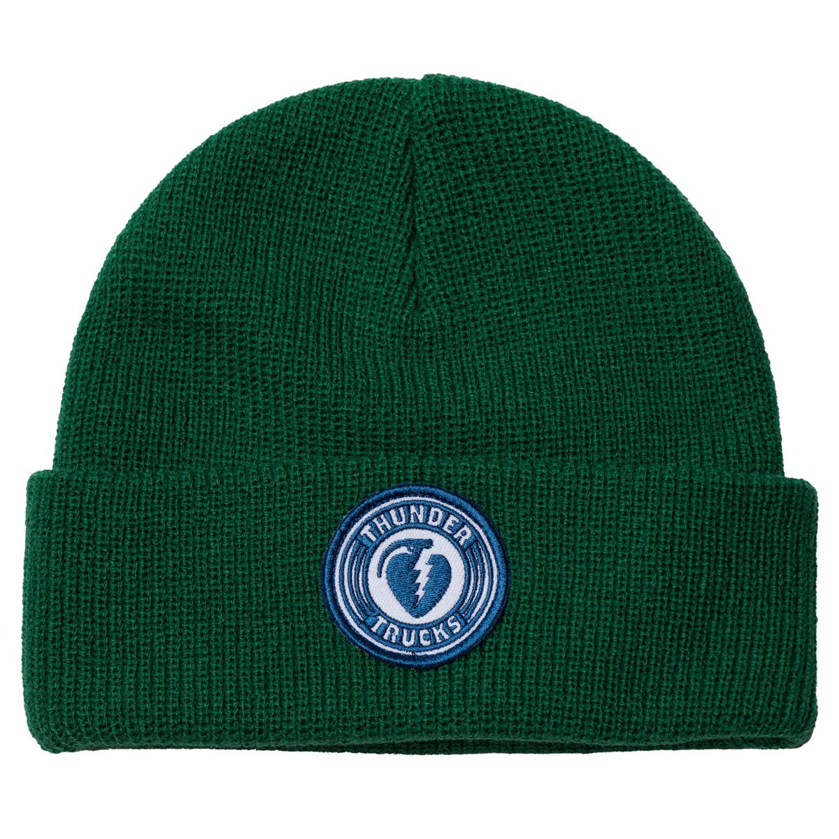 Thunder Charged Grenade Patch Beanie - Dark Green/Blue/White image 1