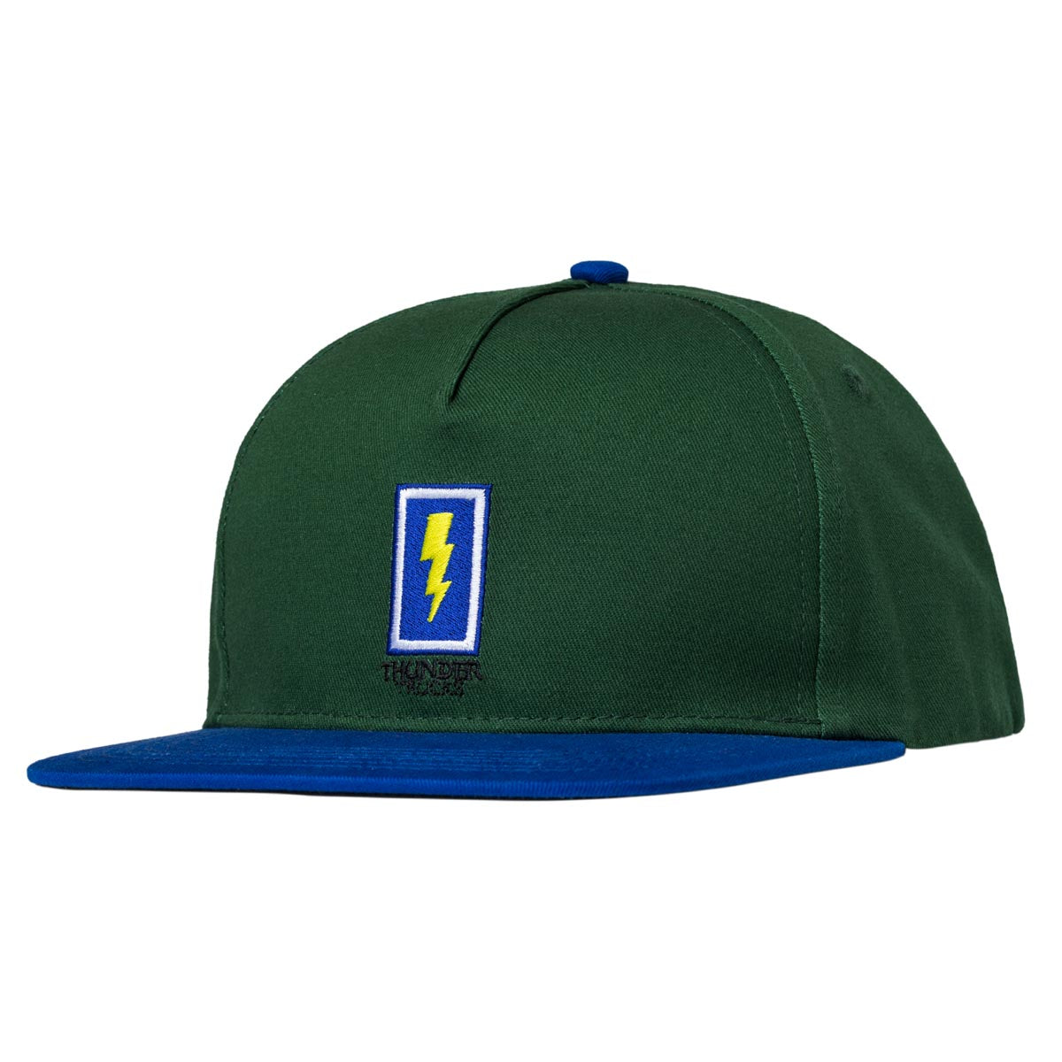 Thunder Boxed Bolt Hat - Dark Green/Blue image 1