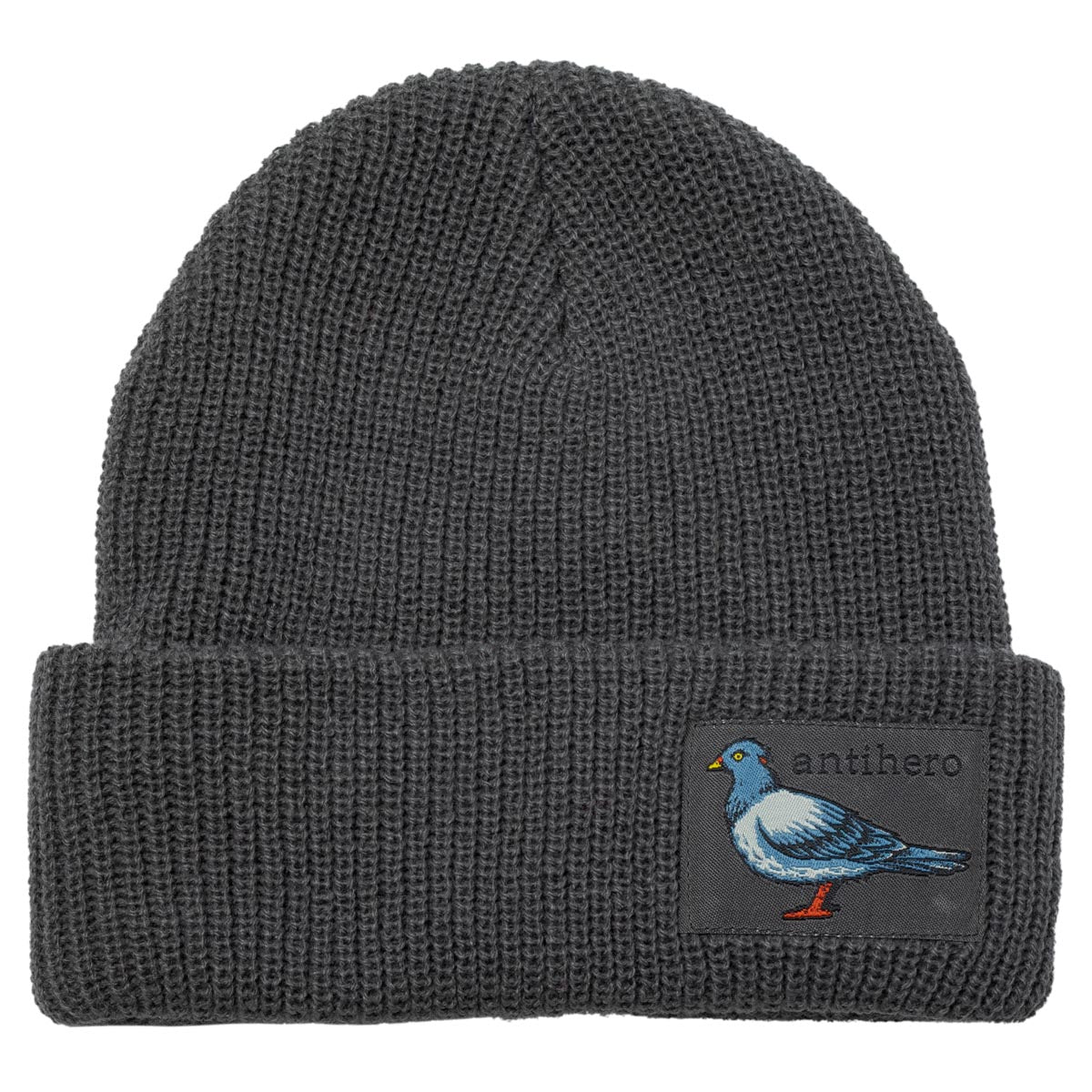 Anti-Hero Lil Pigeon Label Beanie - Charcoal/Charcoal image 1