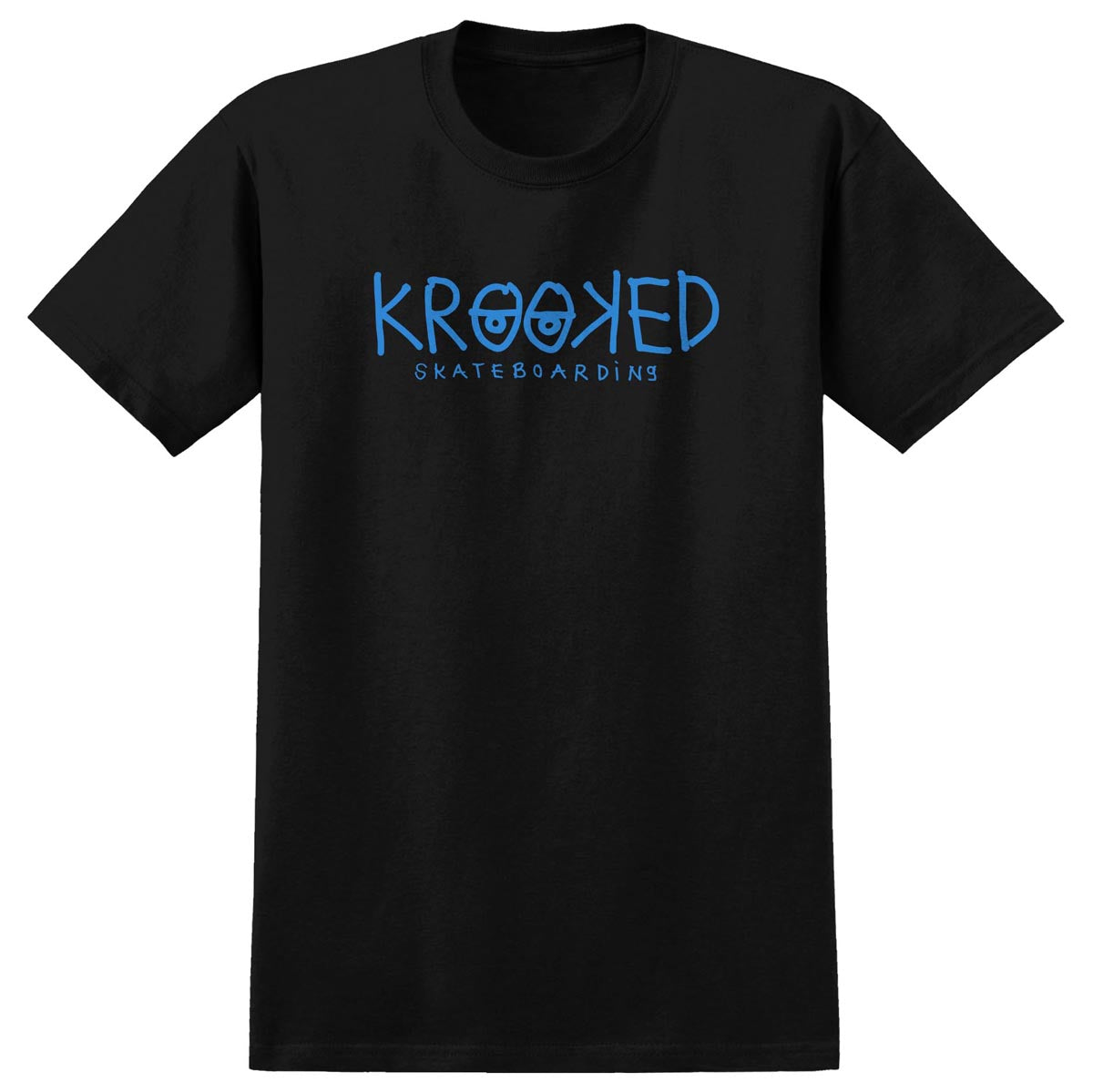 Krooked Eyes T-Shirt - Black/Blue image 1