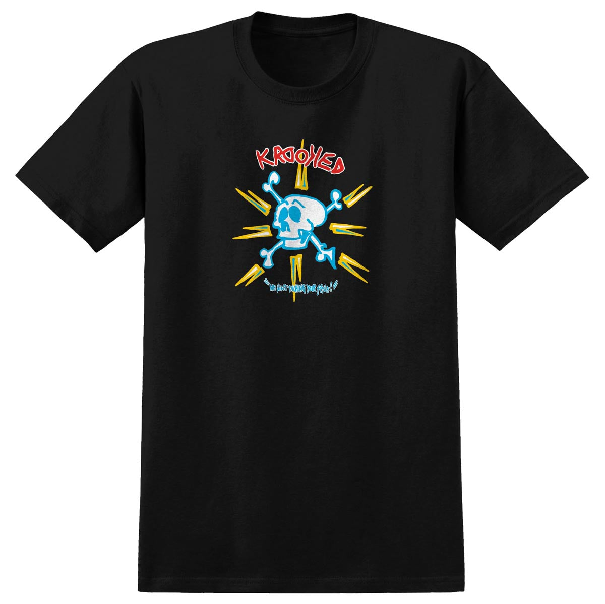 Krooked Style T-Shirt - Black/Multi Color image 1