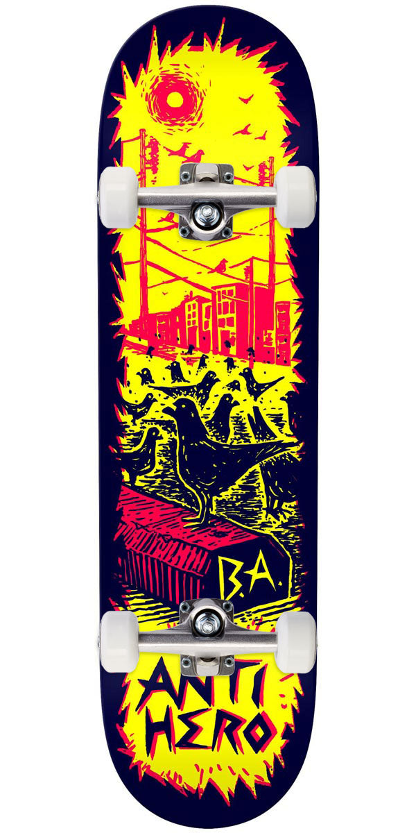 Anti-Hero B.A. Pigeon Vision Skateboard Complete - Yellow - 8.75
