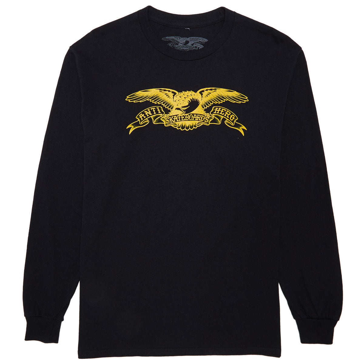 Anti-Hero Basic Eagle Long Sleeve T-Shirt - Black/Gold image 1