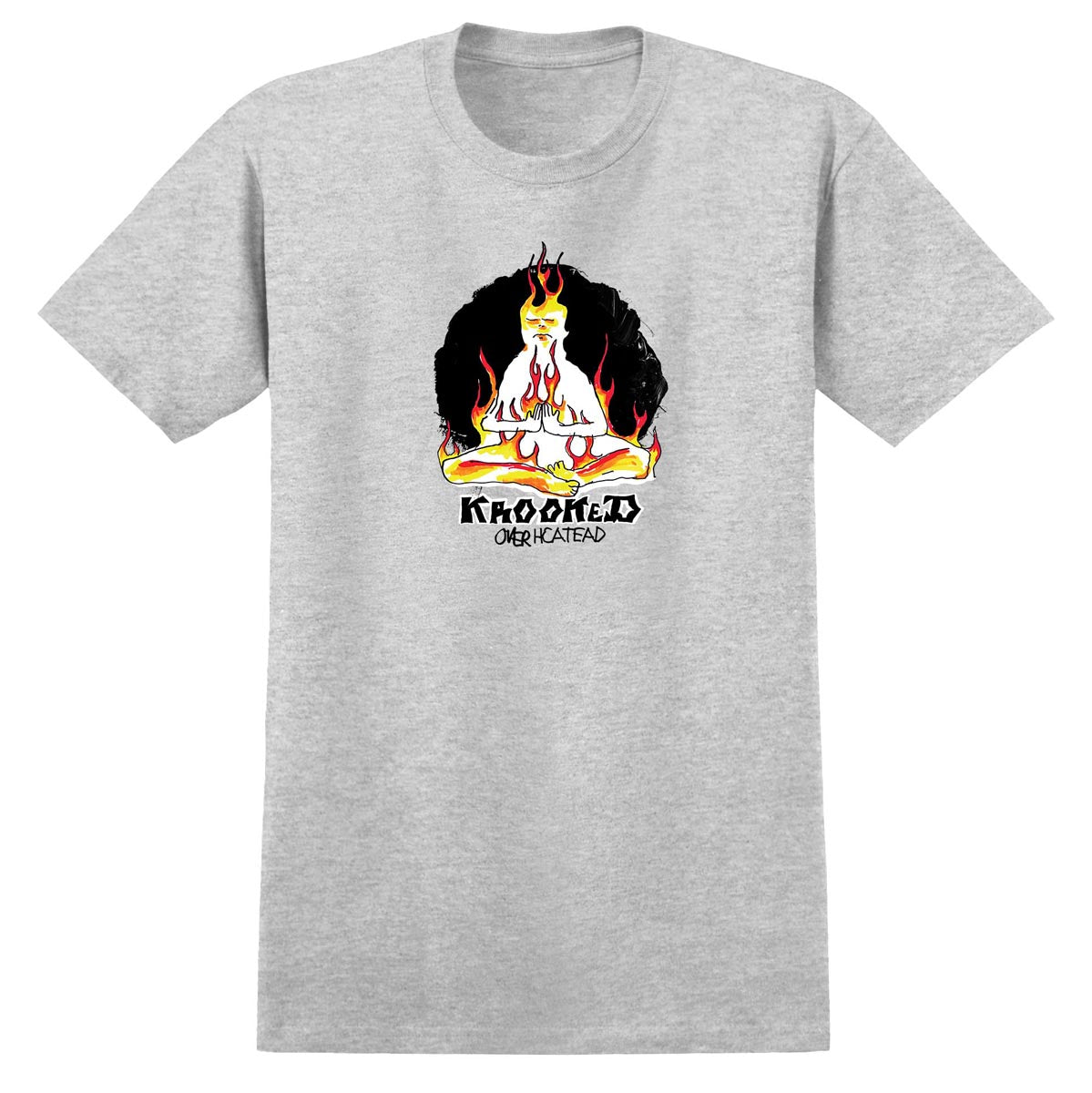 Krooked Over Heated T-Shirt - Sport Grey image 1
