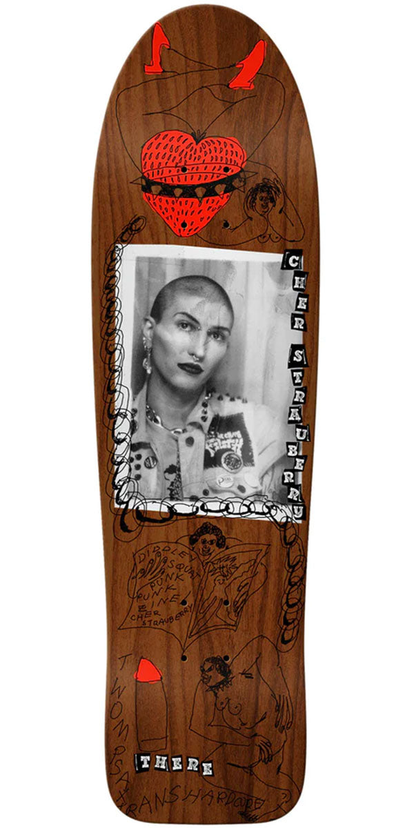 There Cher Get Off My Case Skateboard Deck - Brown - 8.67
