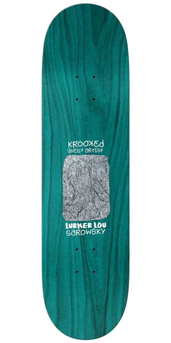 Krooked Lurker Lou Guest Artist Skateboard Deck - 8.50