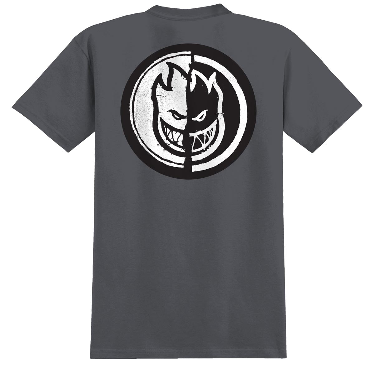 Spitfire Yin Yang T-Shirt - Charcoal/Black/White image 1