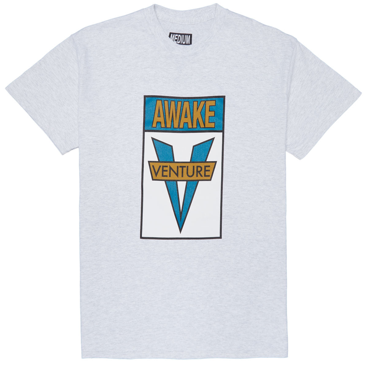 Venture Awake T-Shirt - Ash/Gold/Teal image 1