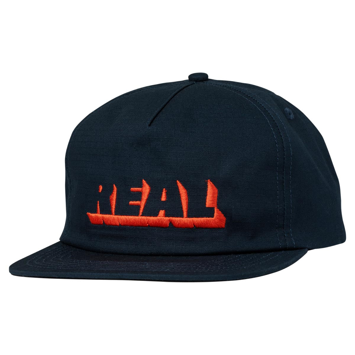 Real Shadow Snapback Hat - Navy/Red image 1