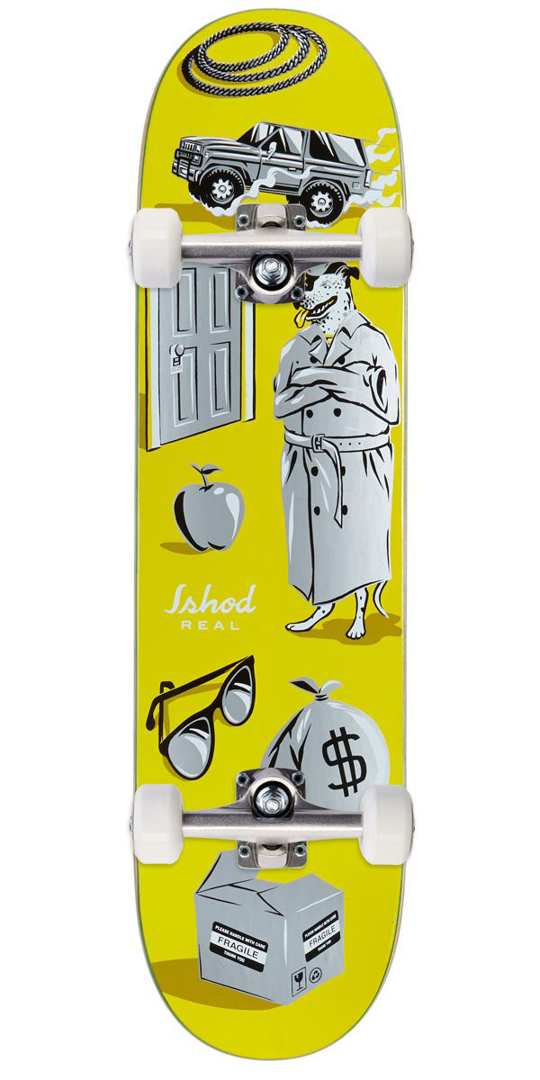 Real Ishod Revealing Skateboard Complete - Yellow - 8.06
