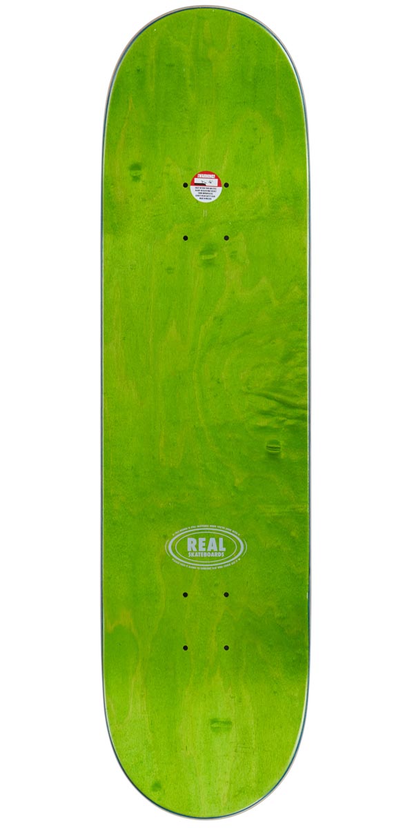Real Lintell Revealing Skateboard Deck - Turquoise - 8.28