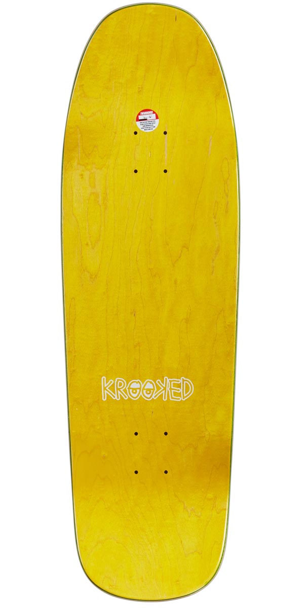 Krooked Sandoval Attitude Skateboard Deck - Cream - 9.81