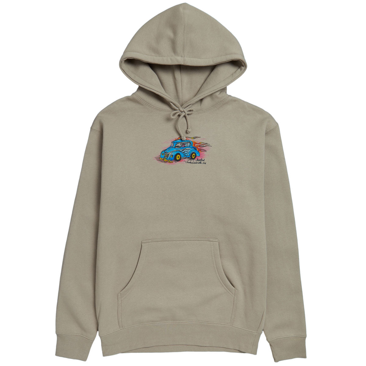 Krooked Attitude Hoodie - Cement image 1