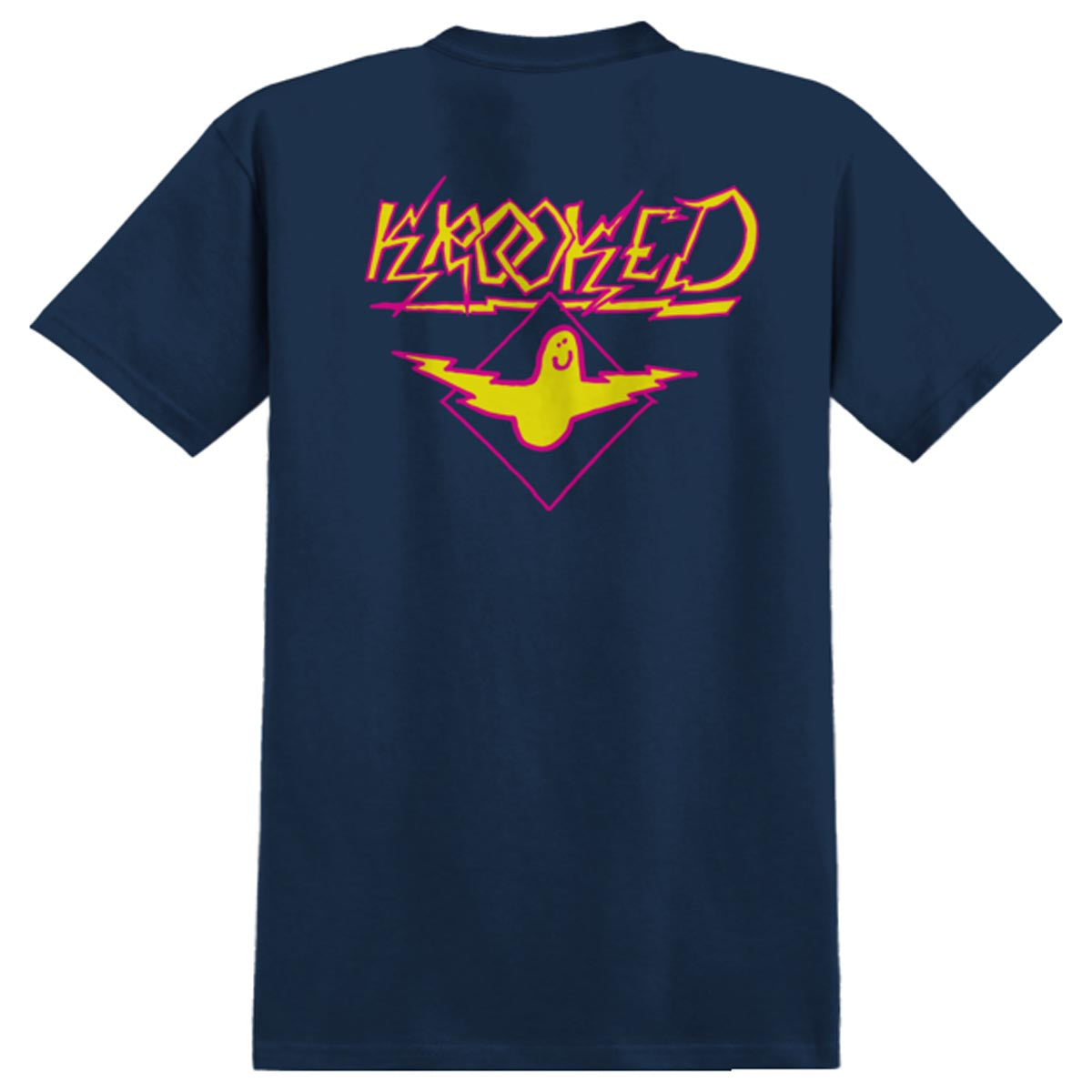 Krooked Bird Lightening T-Shirt - Navy image 1