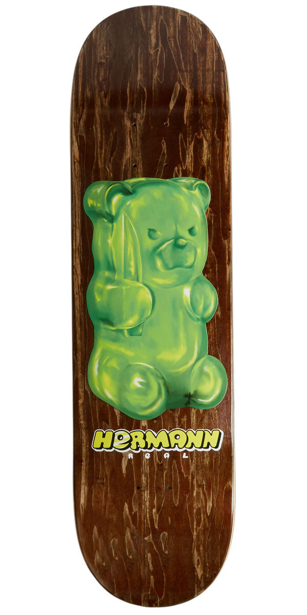 Real Hermann Fun Bear Skateboard Deck - 8.25