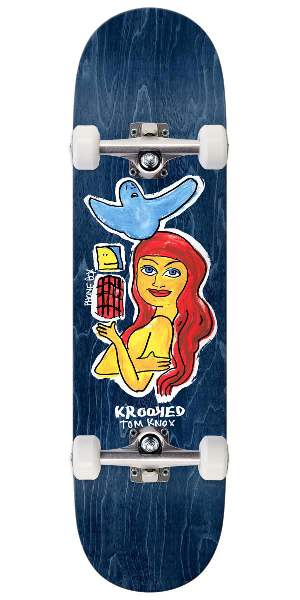 Krooked Knox Phone Box Tf Skateboard Complete - 8.25