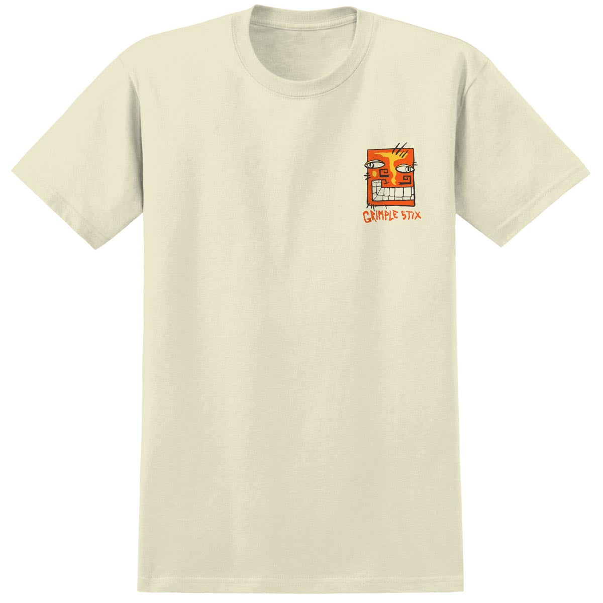 Anti-Hero Grimplestix Cubist T-Shirt - Cream image 2