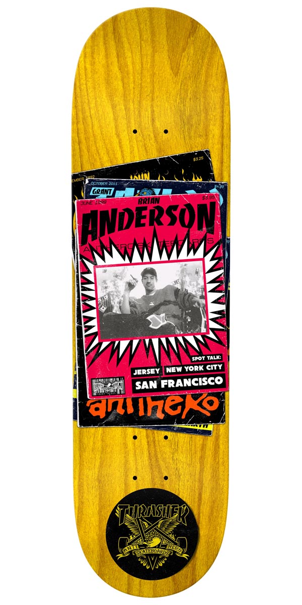 Anti-Hero x Thrasher B.A. Skateboard Deck - 9.00