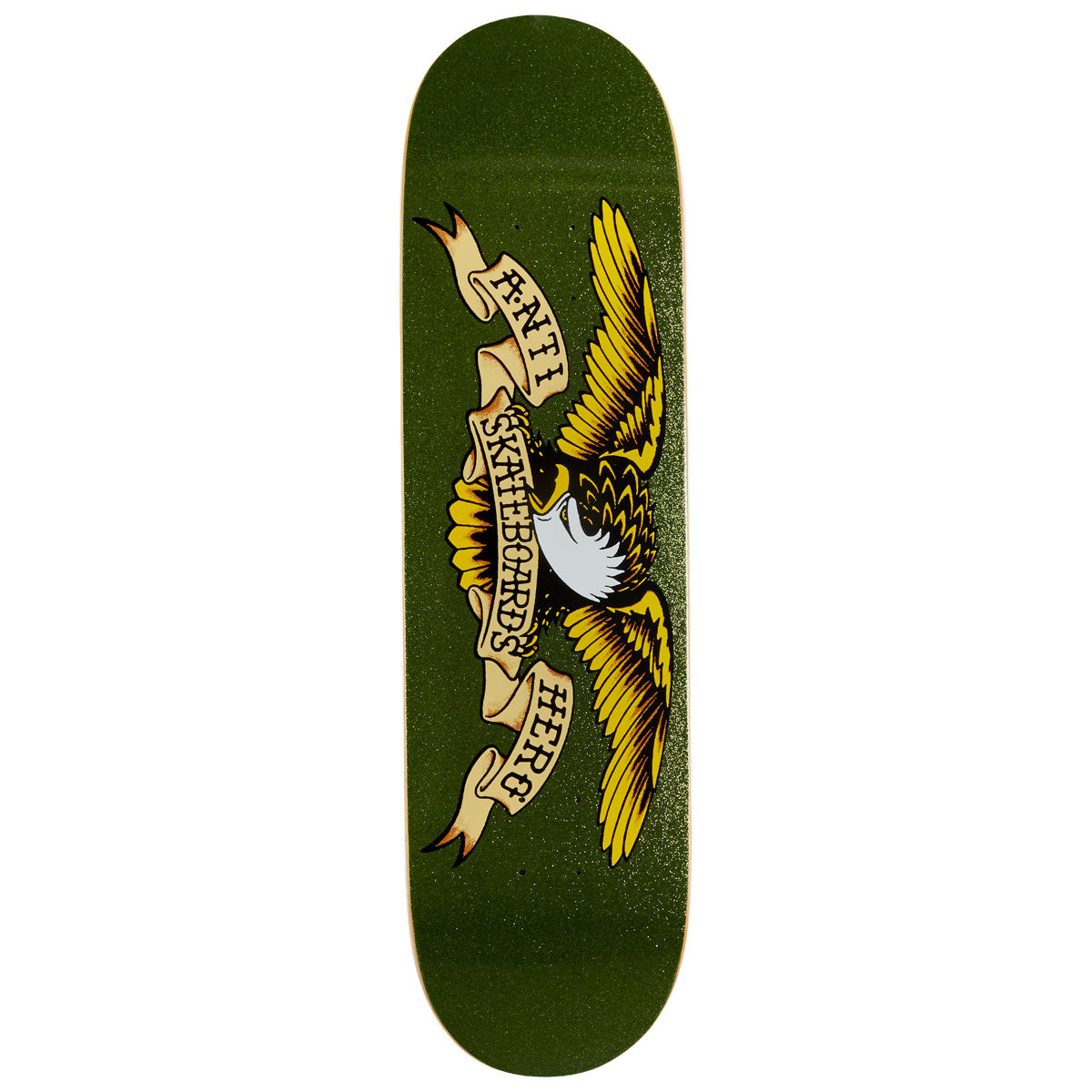 Anti-Hero Classic Eagle Easy Rider Skateboard Deck - Army Sparkle