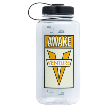 Venture Awake Water Bottle - Clear