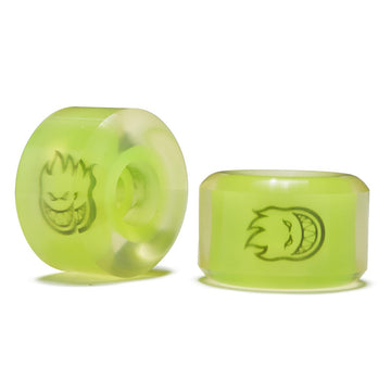 Spitfire 90d Sapphires Skateboard Wheels - Clear/Neon Yellow - 58mm
