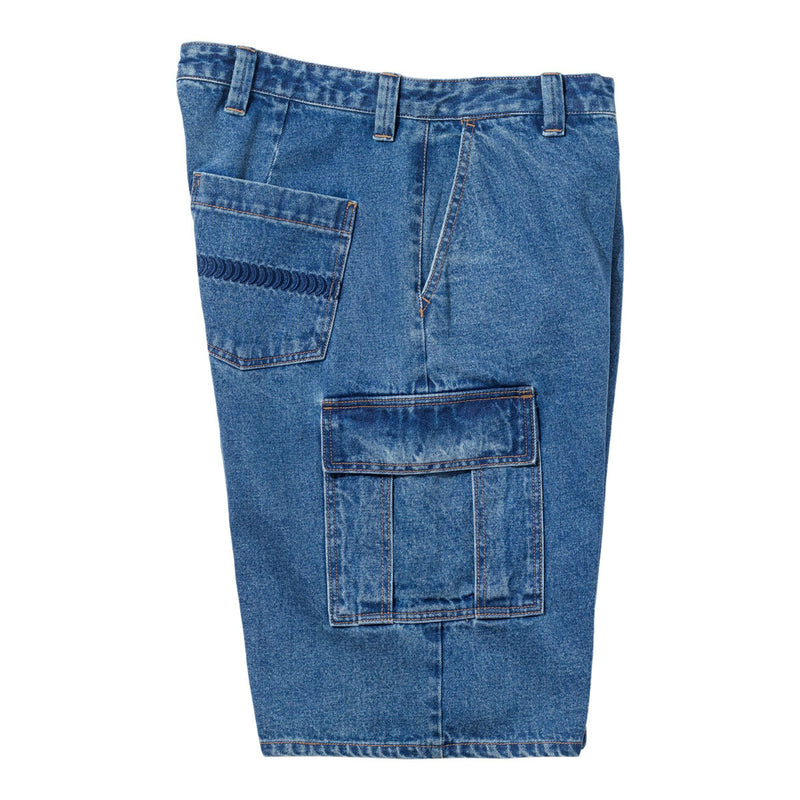 Spitfire Classic '87 Denim Cargo Shorts - Light Stone Wash