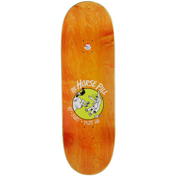 Anti-Hero Team Shaped Eagle Horse Pill Skateboard Deck - Yellow - 10.00