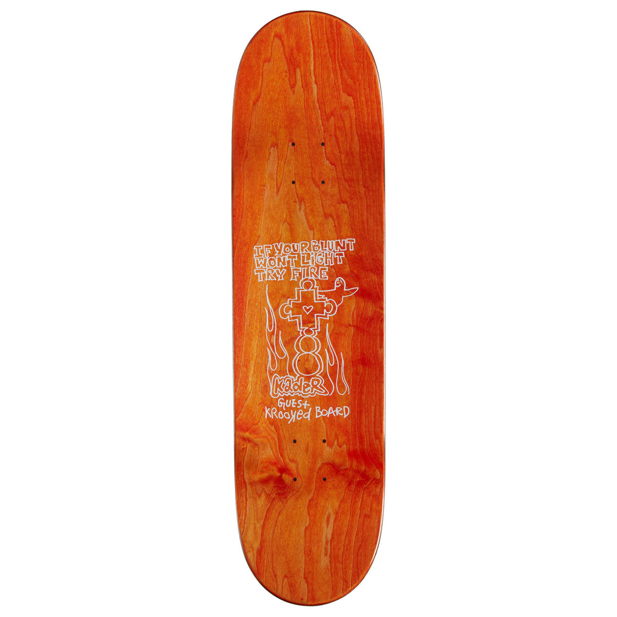 Krooked Kader Guest Skateboard Deck - 8.50