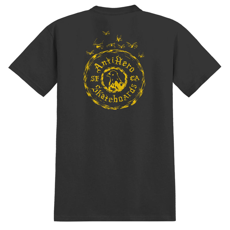 Anti-Hero Pigeon Motion Pocket T-Shirt - Charcoal Grey