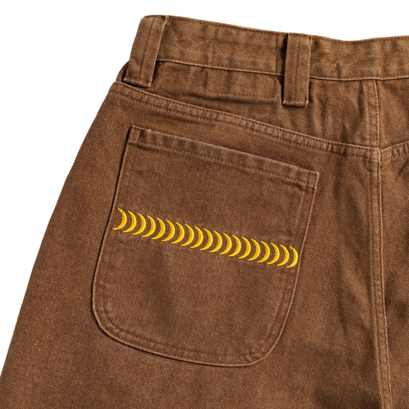 Spitfire Bighead Denim Shorts - Brown