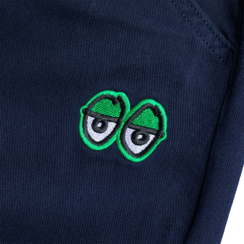 Krooked Eyes Twill Pants - Navy/Green