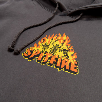 Spitfire Hellfire Hoodie - Charcoal/Multi