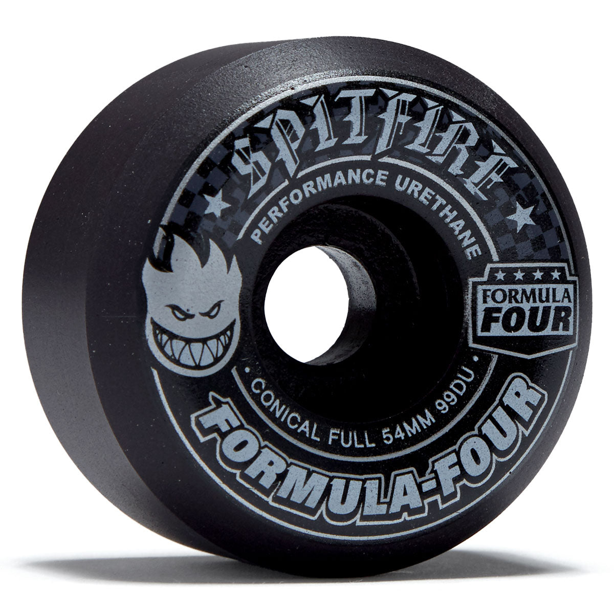 Spitfire F4 99d Conical Full Skateboard Wheels - Black - 54mm image 1