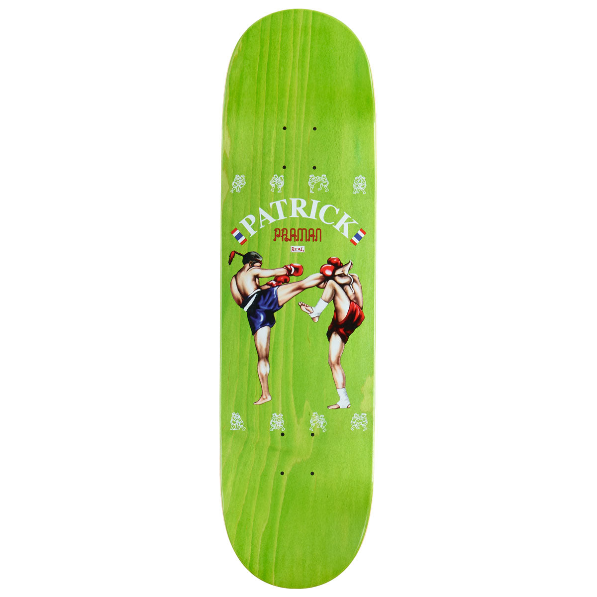 Real Praman Muay Thai Skateboard Deck - 8.50