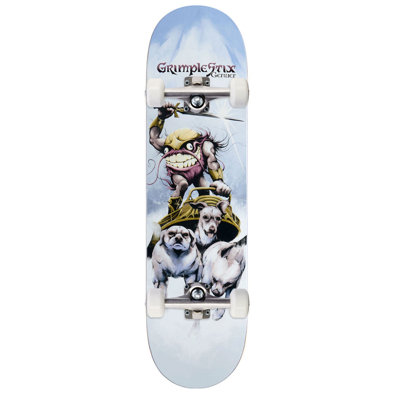 Anti-Hero Grimplestix Barbarians Gerwer Skateboard Complete - 8.28