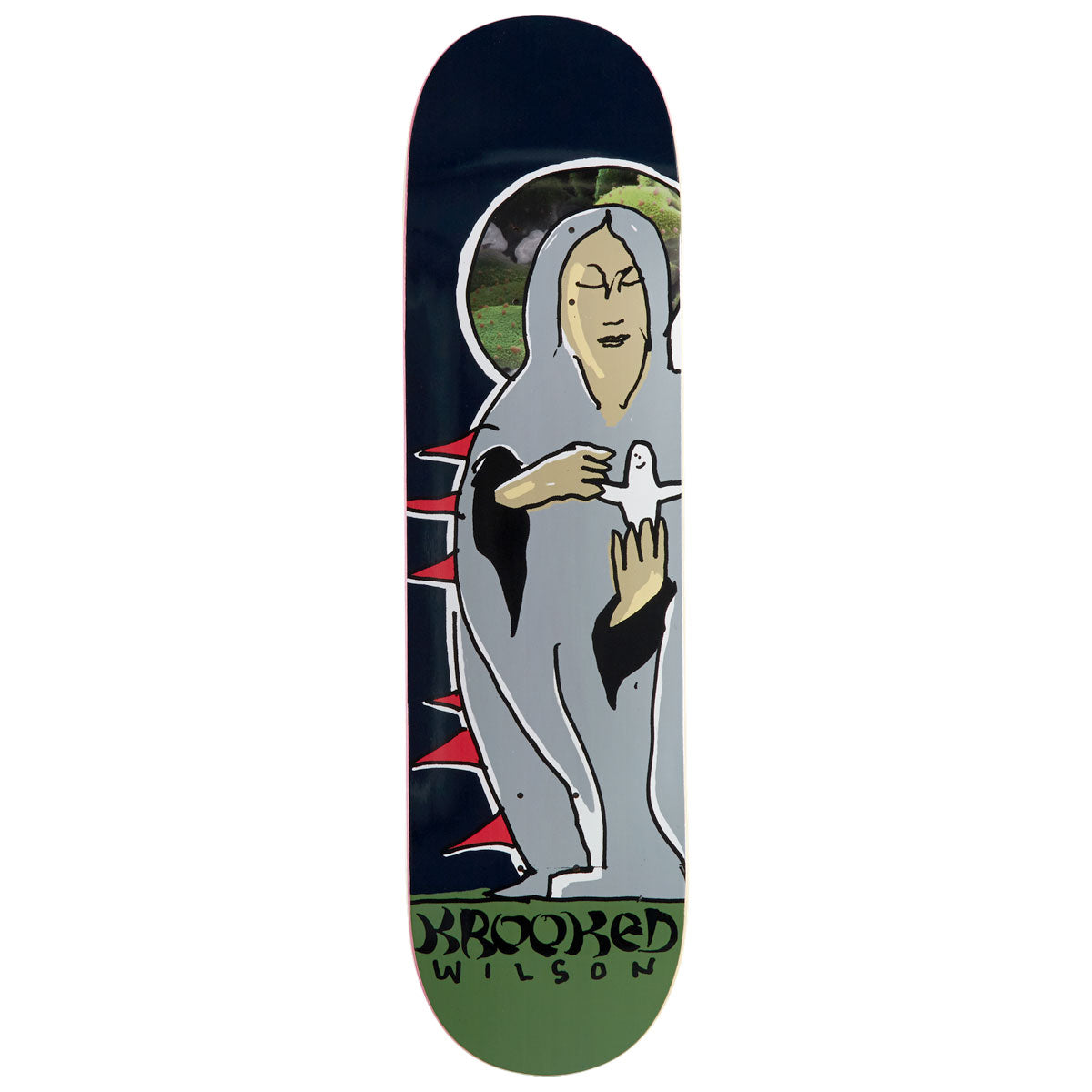 Krooked Wilson Bird Keeper Skateboard Deck - 8.62