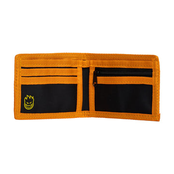 Spitfire Hellfire Bi-Fold Wallet - Black/Orange