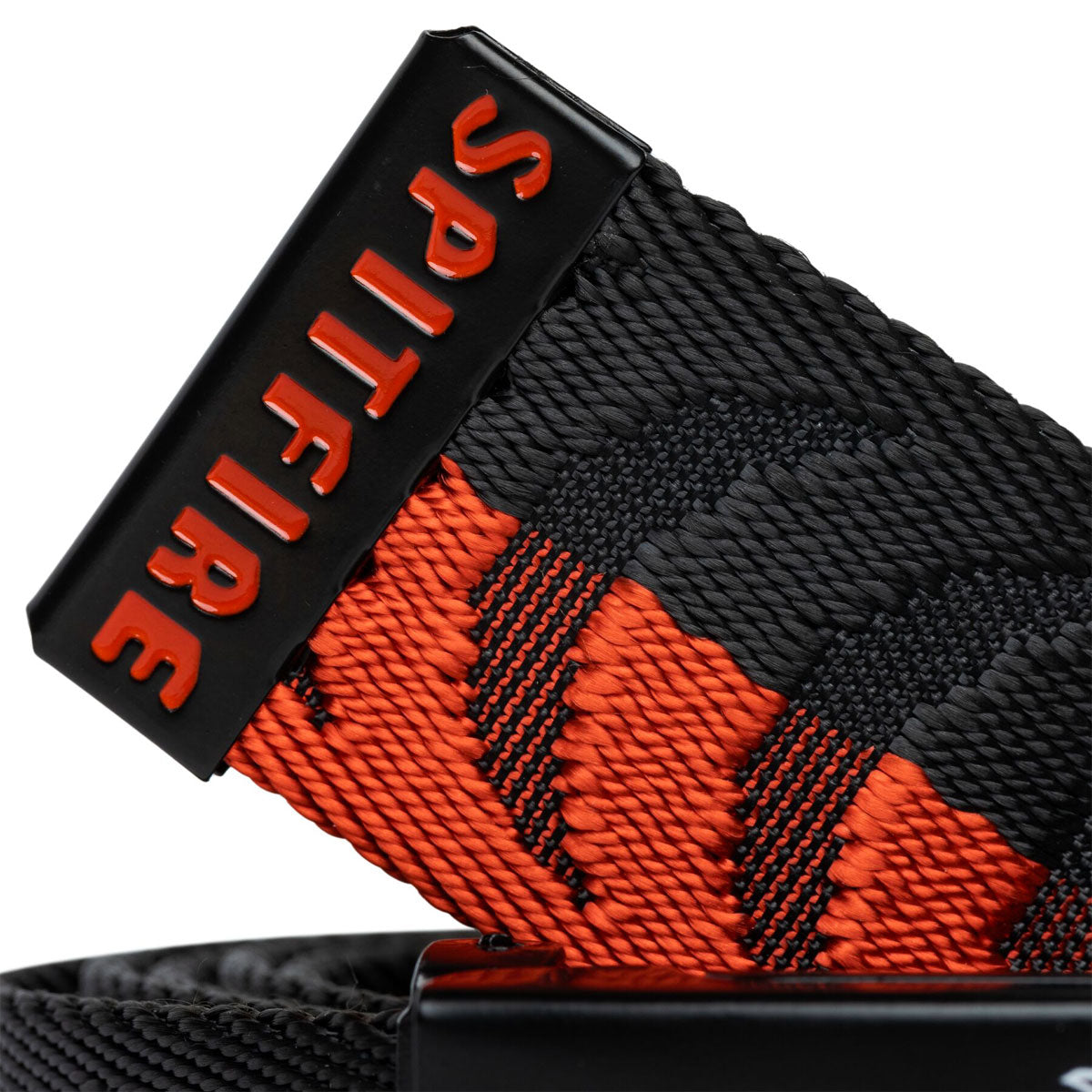 Spitfire Eternal Crescent Jaquard Web Belt - Black/Red image 2