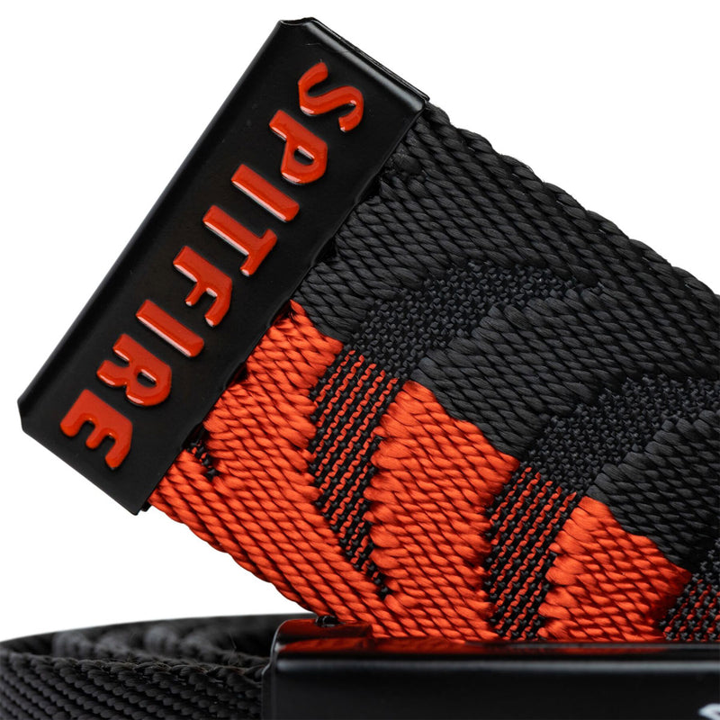 Spitfire Eternal Crescent Jaquard Web Belt - Black/Red