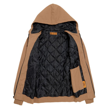 Anti-Hero Basic Eagle Ripstop Hooded Jacket - Brown