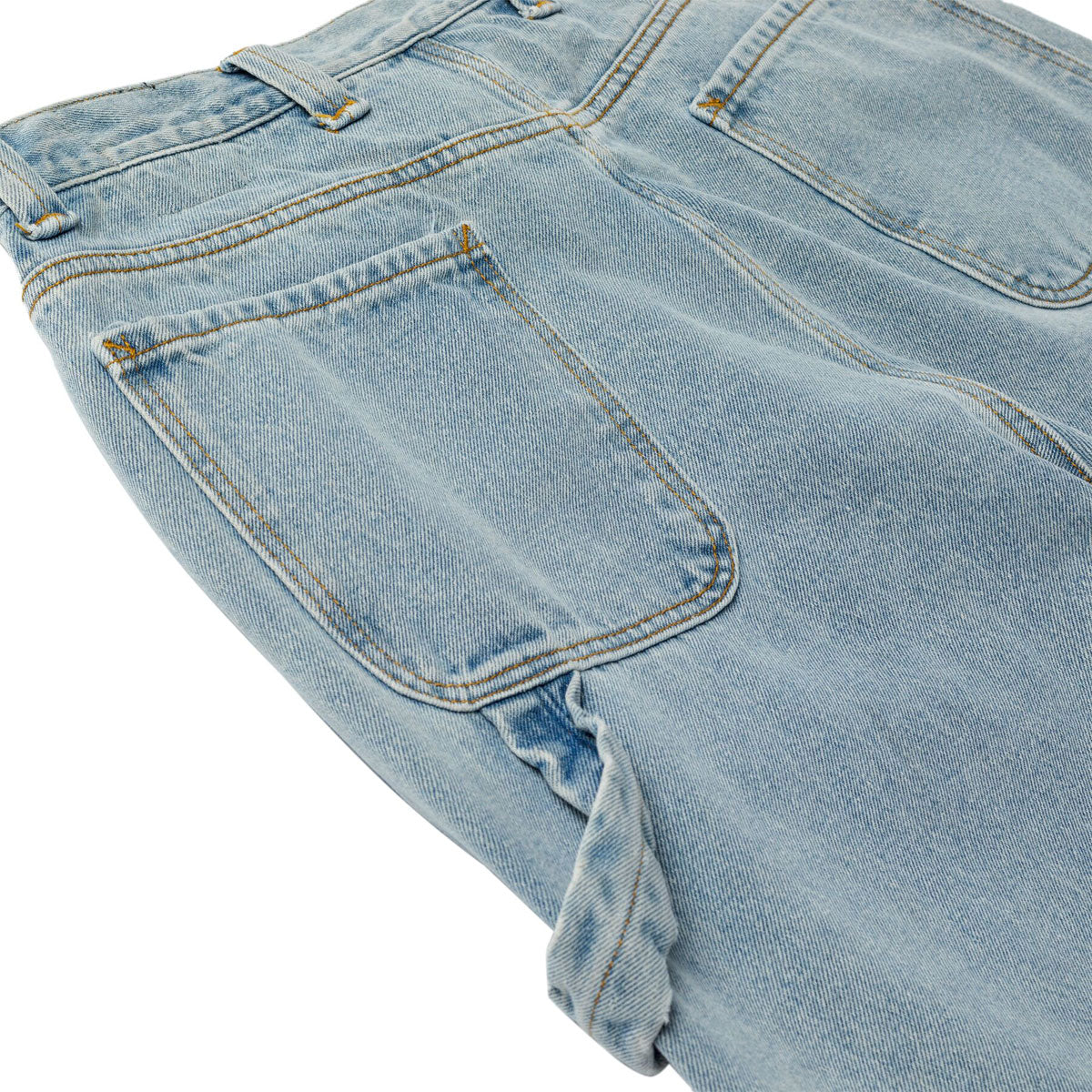 Krooked Koffin Carpenter Pants - Bleached Denim image 4