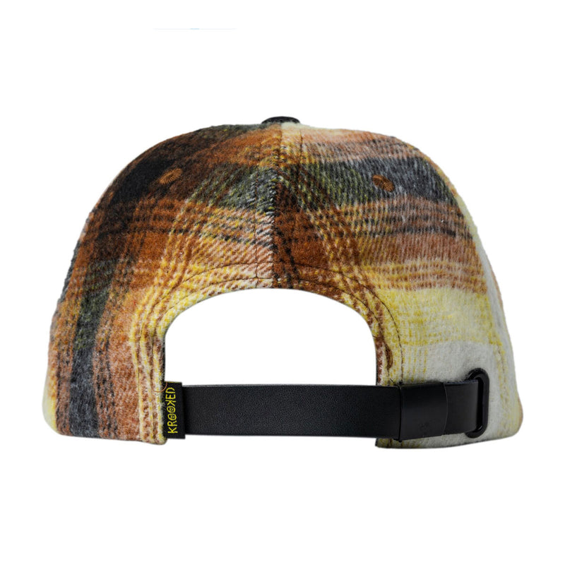 Krooked Double Ok Script Hat - Flannel/Black